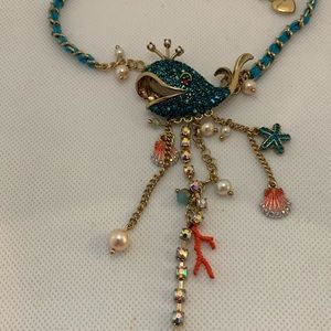 Betsey johnson whale necklace, new never been worn